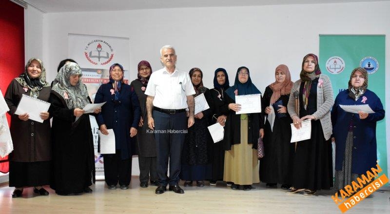 Başarılı Kadınların Okuma Yazma Sertifikaları Verildi 17