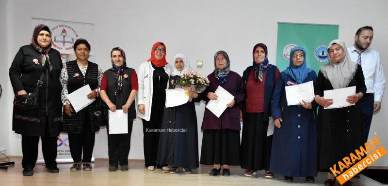 Başarılı Kadınların Okuma Yazma Sertifikaları Verildi 18