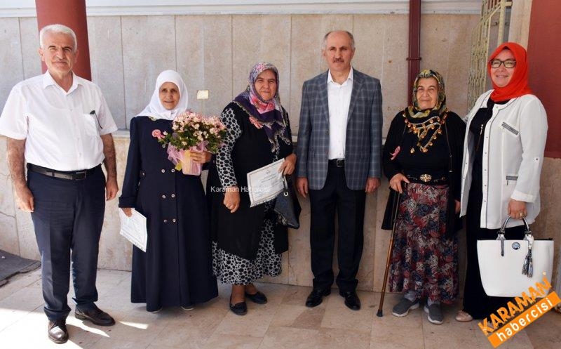 Başarılı Kadınların Okuma Yazma Sertifikaları Verildi 20