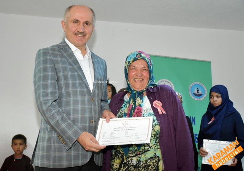 Başarılı Kadınların Okuma Yazma Sertifikaları Verildi 5