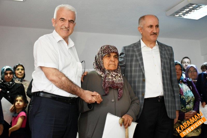 Başarılı Kadınların Okuma Yazma Sertifikaları Verildi 7