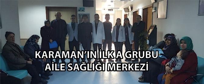 Karaman'ın İlk A Grubu Aile Sağlığı Merkezi 3