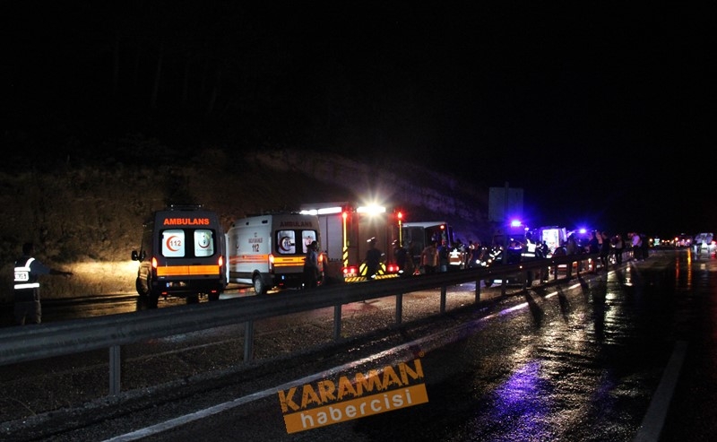 Mersin Karaman Yolunda Otobüs Devrildi 21