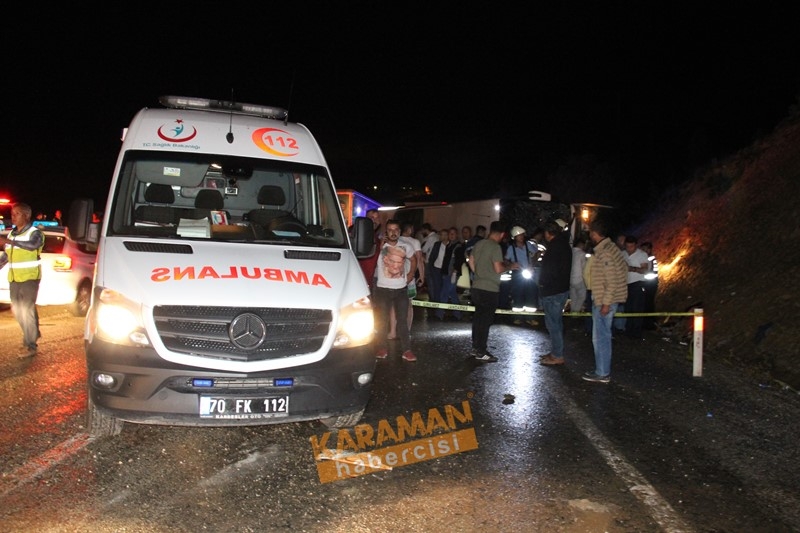 Mersin Karaman Yolunda Otobüs Devrildi 28