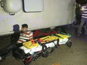 Mersin Karaman Yolunda Otobüs Devrildi