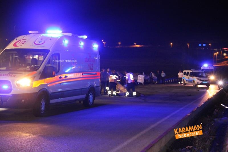 Otomobil, yolun ortasında yatan şahsı ezip geçti 1