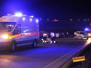 Otomobil, yolun ortasında yatan şahsı ezip geçti