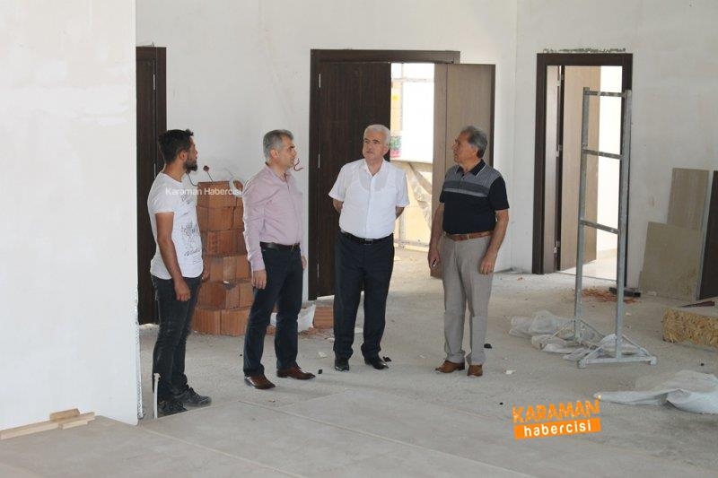 Kuntoğlu, Yapımı Devam Eden Bina Ve Okullarda İncelemelerde Bulundu 1