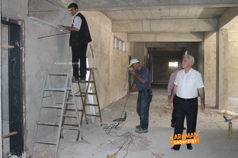 Kuntoğlu, Yapımı Devam Eden Bina Ve Okullarda İncelemelerde Bulundu 9