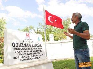 Şehit Oğuzhan Küçük İçin Ailesi Ölüm Yıldönümünde Mevlit Okuttu