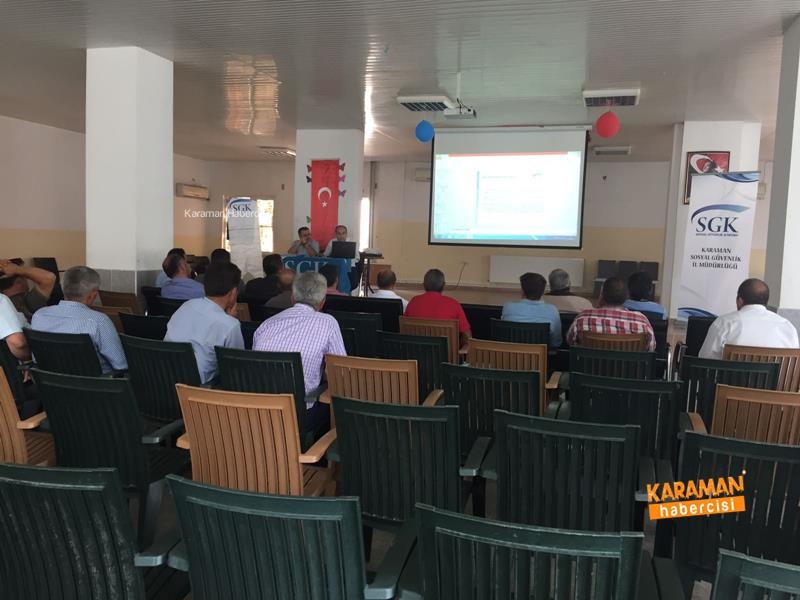 SGK İl Müdürlüğünden Sarıveliler ve Başyayla’da Bilgilendirme 2