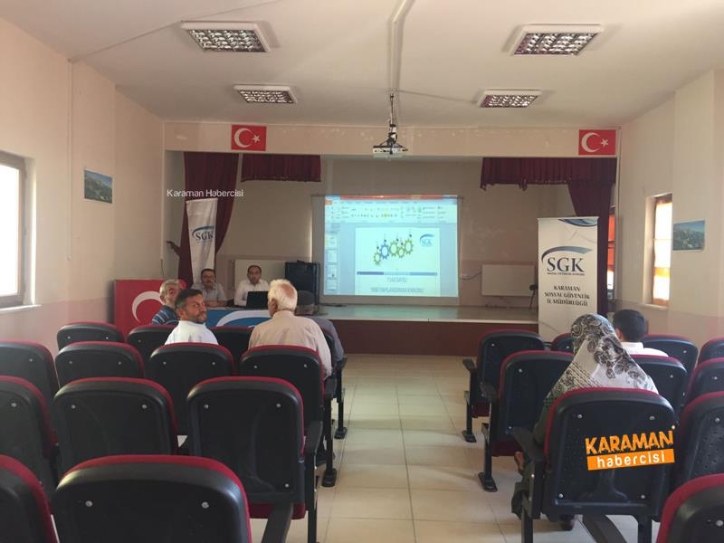 SGK İl Müdürlüğünden Sarıveliler ve Başyayla’da Bilgilendirme 4
