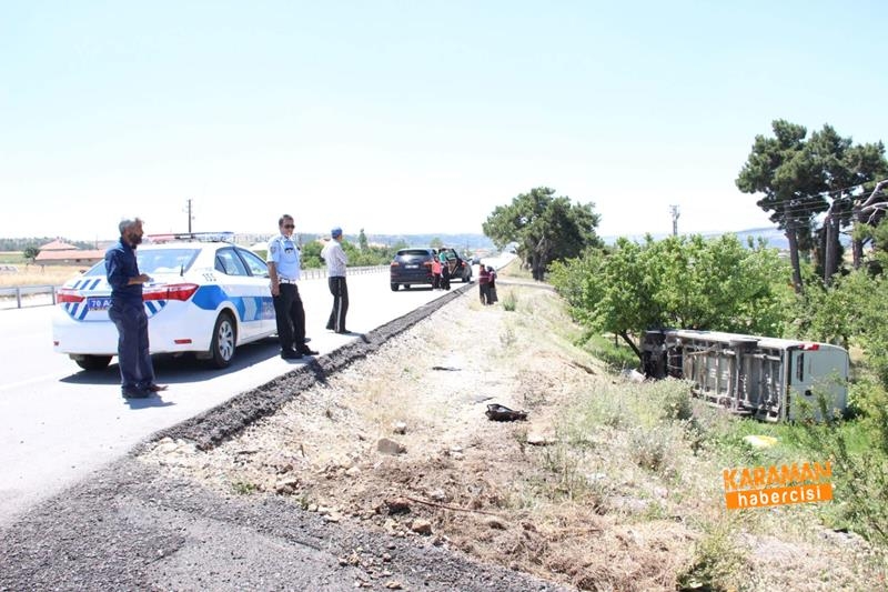 Bahçeye Uçan Kamyonetten Burnu Bile Kanamadan Kurtuldu 1