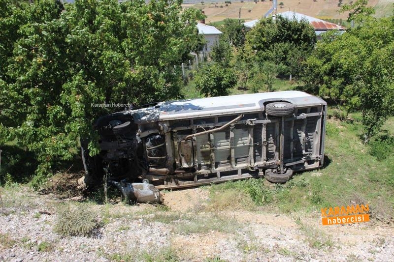 Bahçeye Uçan Kamyonetten Burnu Bile Kanamadan Kurtuldu 4