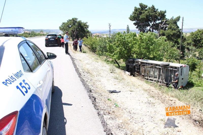 Bahçeye Uçan Kamyonetten Burnu Bile Kanamadan Kurtuldu 5