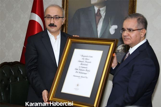 Bakan Lütfi Elvan Karaman'a Geldi 3