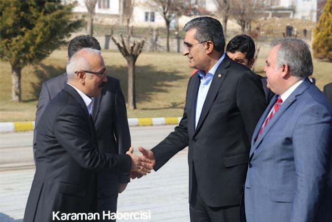 Bakan Lütfi Elvan Karaman'a Geldi 7