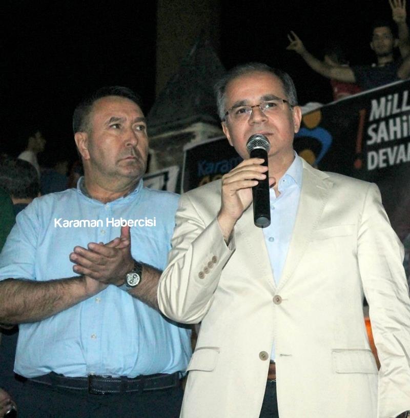 Karaman Halkı Demokrasi Yürüyüşünde Tek Yürek Tek Nefes 11