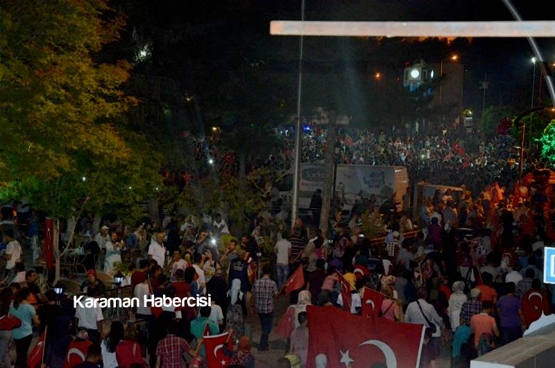 Karaman Halkı Demokrasi Yürüyüşünde Tek Yürek Tek Nefes 5