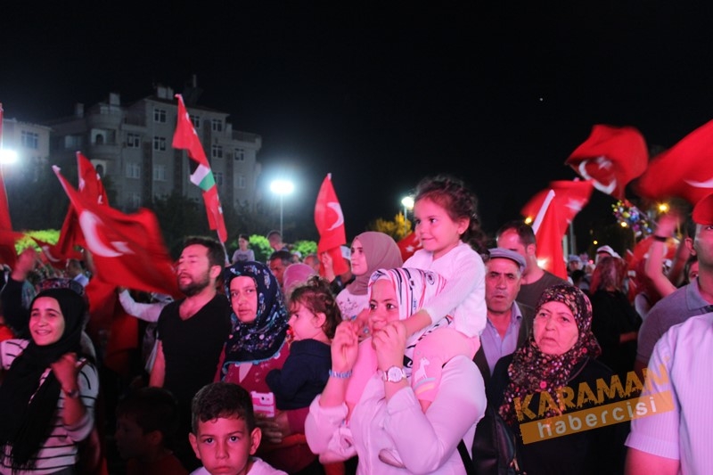 Karaman,15 Temmuz İçin Tek Yürek Oldu 11
