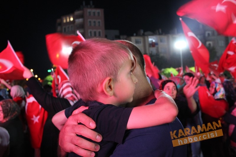 Karaman,15 Temmuz İçin Tek Yürek Oldu 12