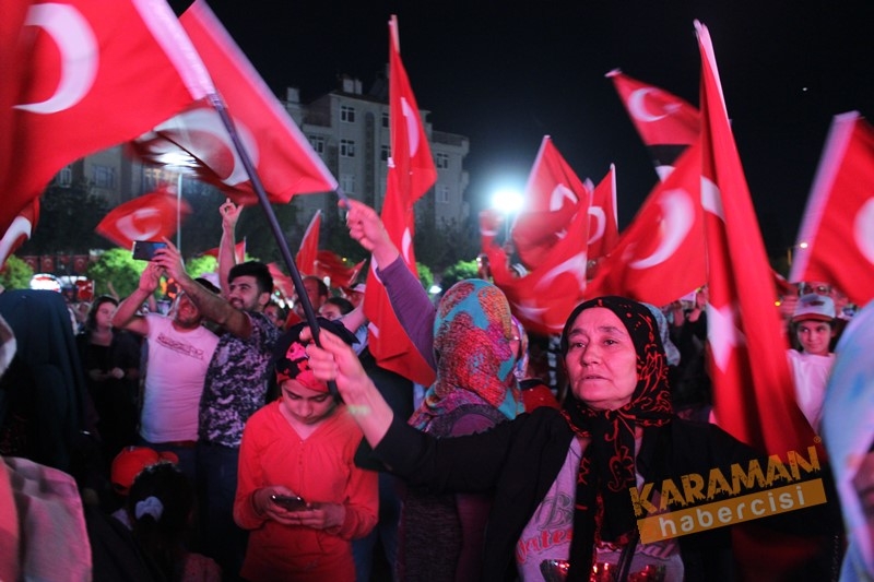 Karaman,15 Temmuz İçin Tek Yürek Oldu 13