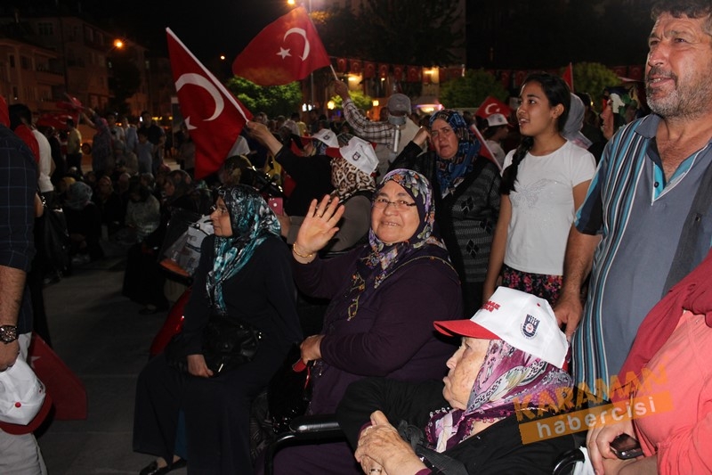 Karaman,15 Temmuz İçin Tek Yürek Oldu 14