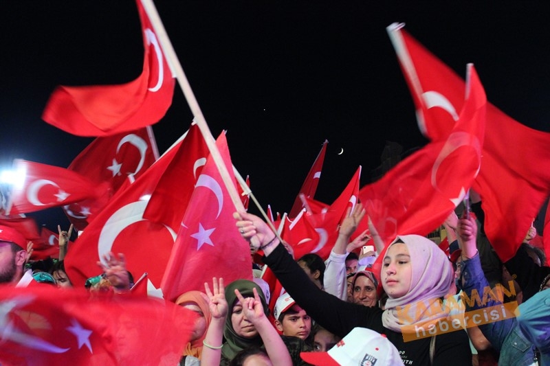 Karaman,15 Temmuz İçin Tek Yürek Oldu 18