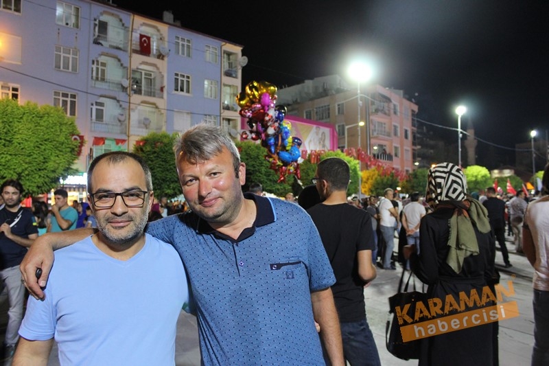 Karaman,15 Temmuz İçin Tek Yürek Oldu 23