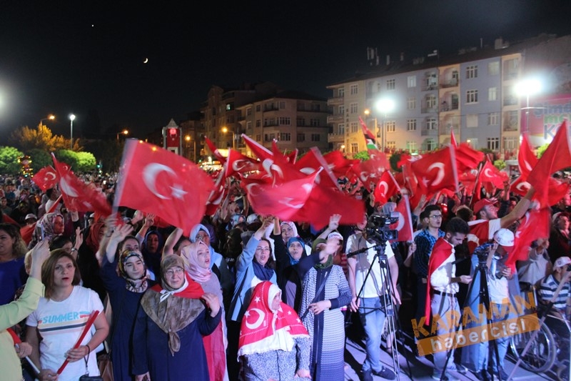 Karaman,15 Temmuz İçin Tek Yürek Oldu 24