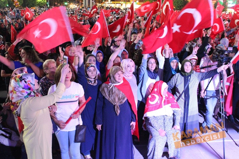 Karaman,15 Temmuz İçin Tek Yürek Oldu 26