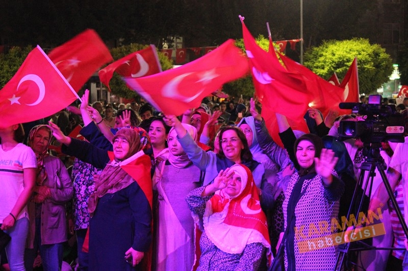 Karaman,15 Temmuz İçin Tek Yürek Oldu 28