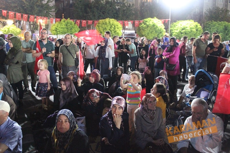 Karaman,15 Temmuz İçin Tek Yürek Oldu 30