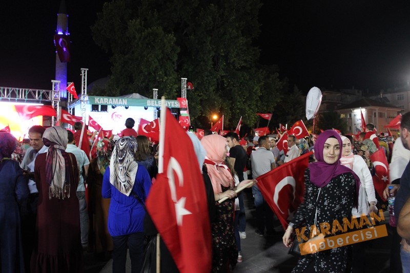 Karaman,15 Temmuz İçin Tek Yürek Oldu 32