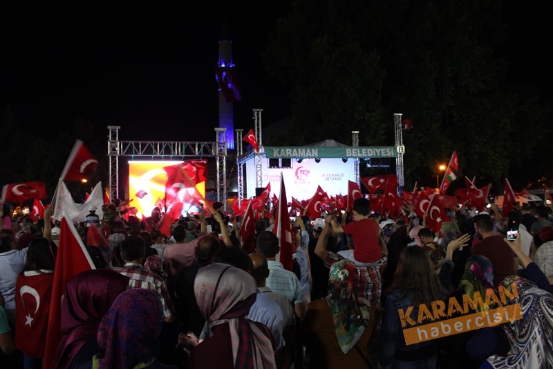Karaman,15 Temmuz İçin Tek Yürek Oldu 33