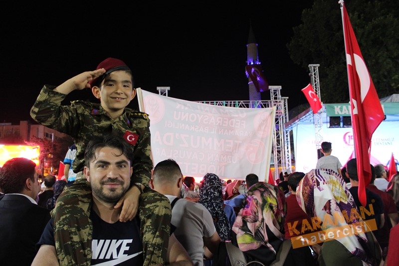Karaman,15 Temmuz İçin Tek Yürek Oldu 35