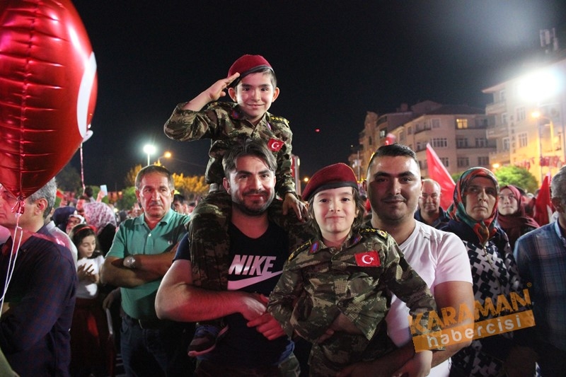 Karaman,15 Temmuz İçin Tek Yürek Oldu 39