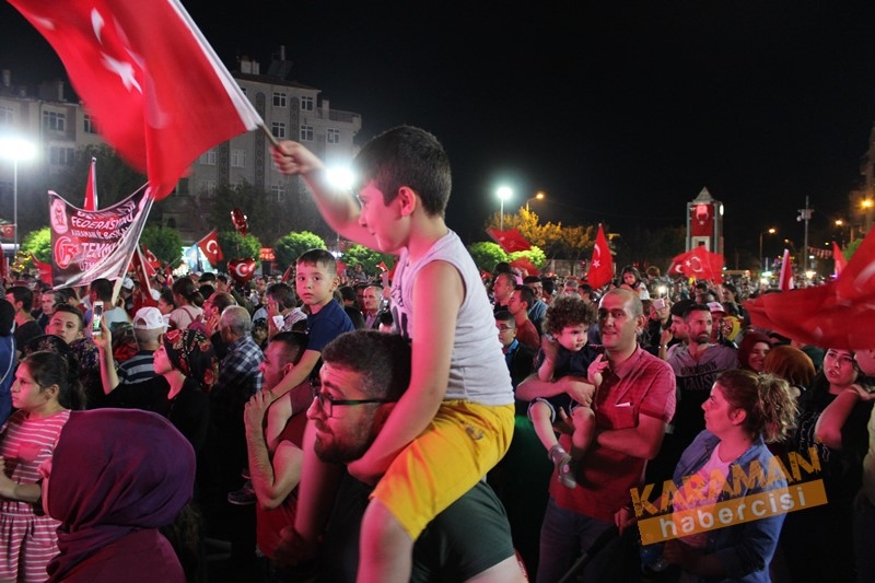 Karaman,15 Temmuz İçin Tek Yürek Oldu 40