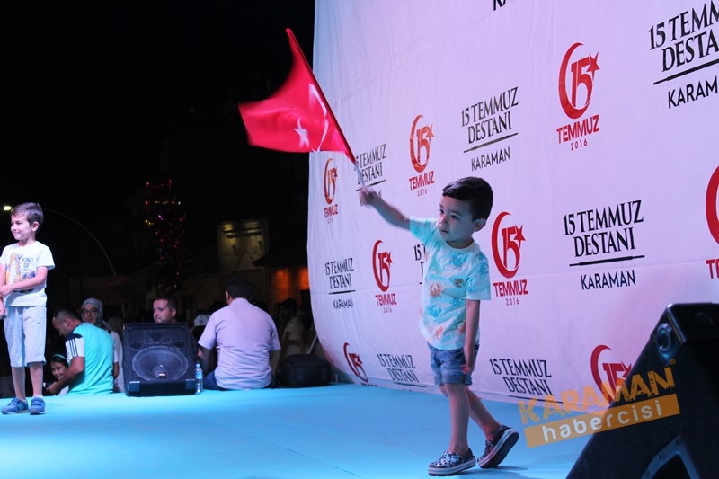 Karaman,15 Temmuz İçin Tek Yürek Oldu 45