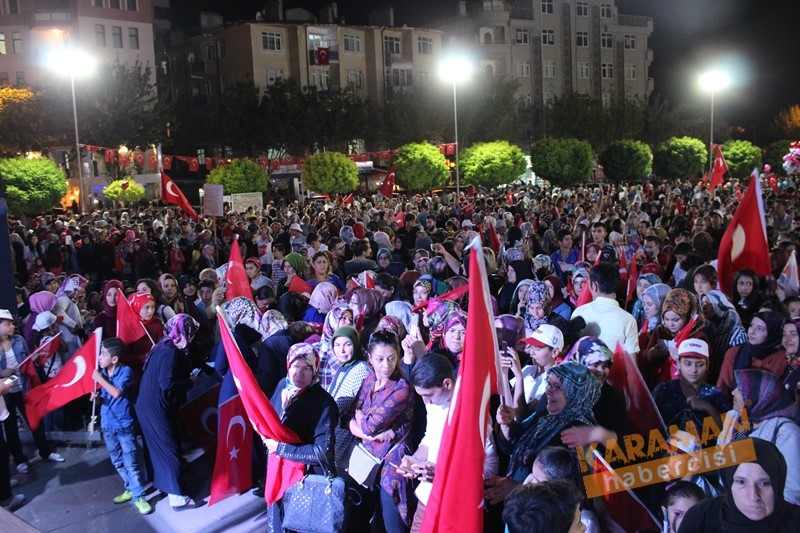 Karaman,15 Temmuz İçin Tek Yürek Oldu 53