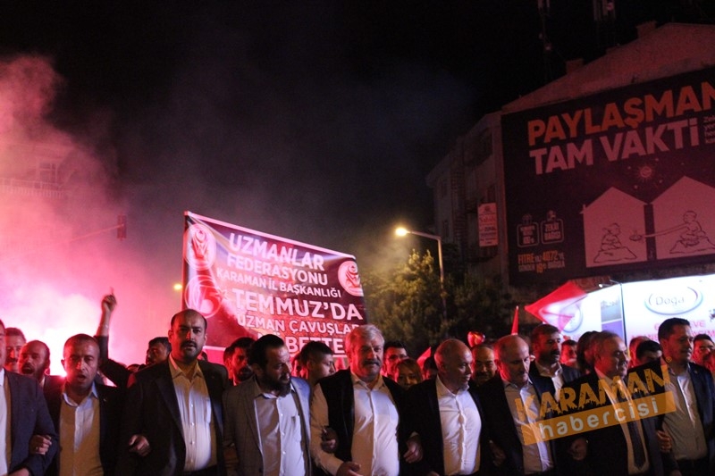 Karaman,15 Temmuz İçin Tek Yürek Oldu 56