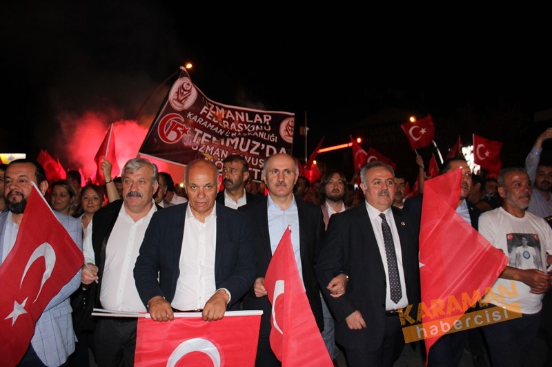 Karaman,15 Temmuz İçin Tek Yürek Oldu 58