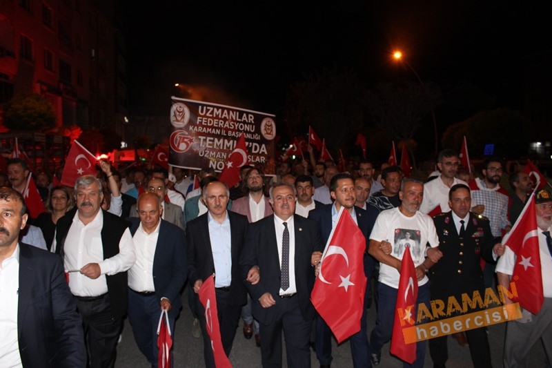 Karaman,15 Temmuz İçin Tek Yürek Oldu 60