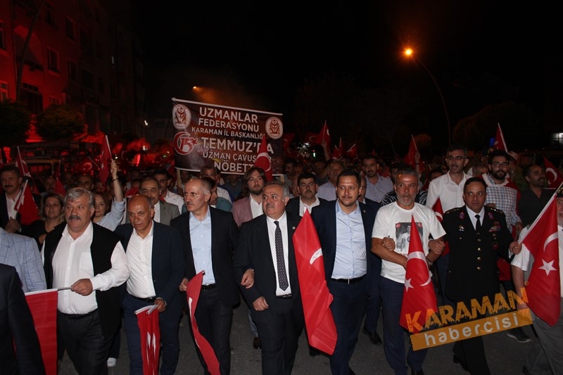 Karaman,15 Temmuz İçin Tek Yürek Oldu 61