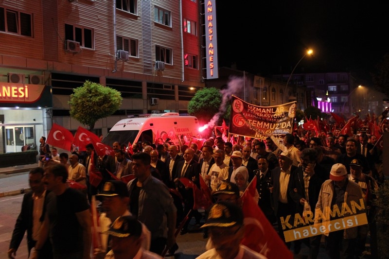 Karaman,15 Temmuz İçin Tek Yürek Oldu 62