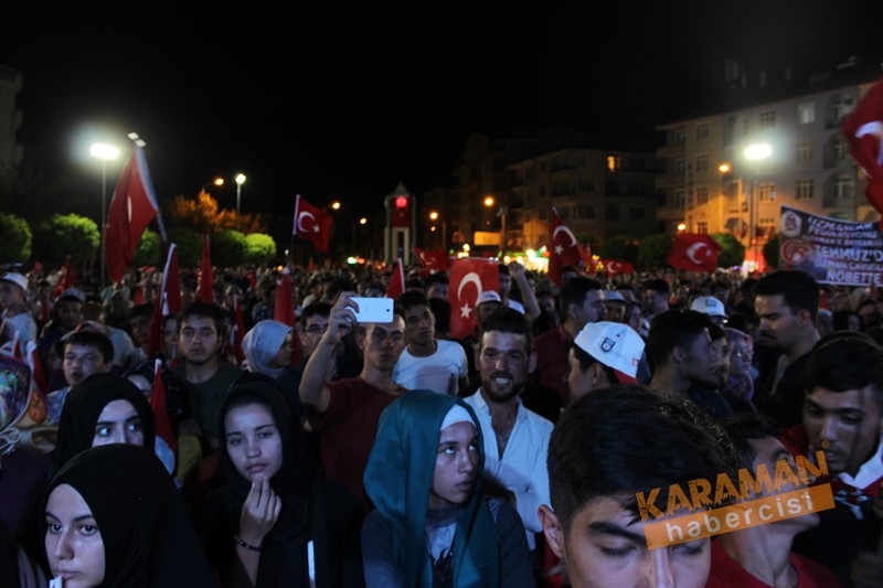 Karaman,15 Temmuz İçin Tek Yürek Oldu 70