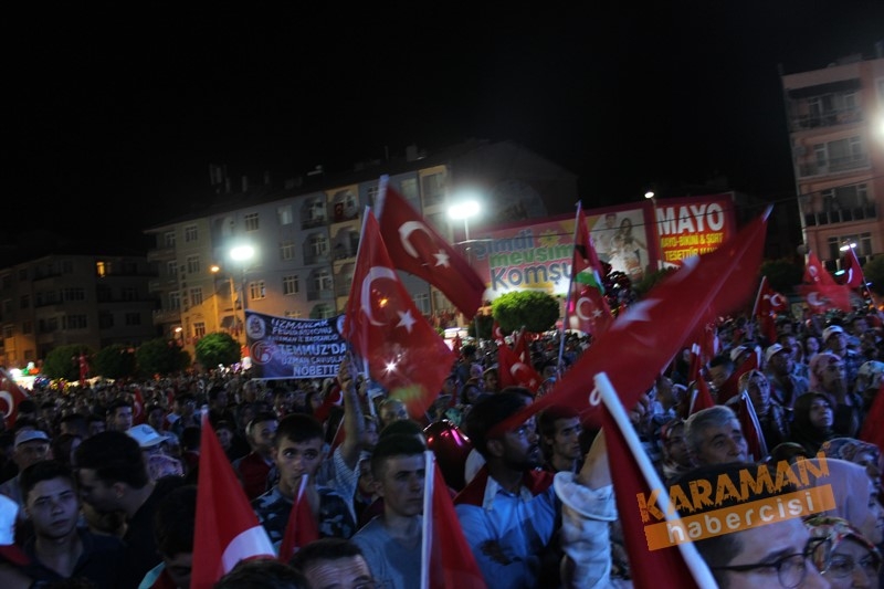 Karaman,15 Temmuz İçin Tek Yürek Oldu 71