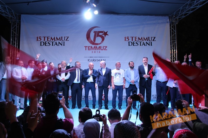 Karaman,15 Temmuz İçin Tek Yürek Oldu 75