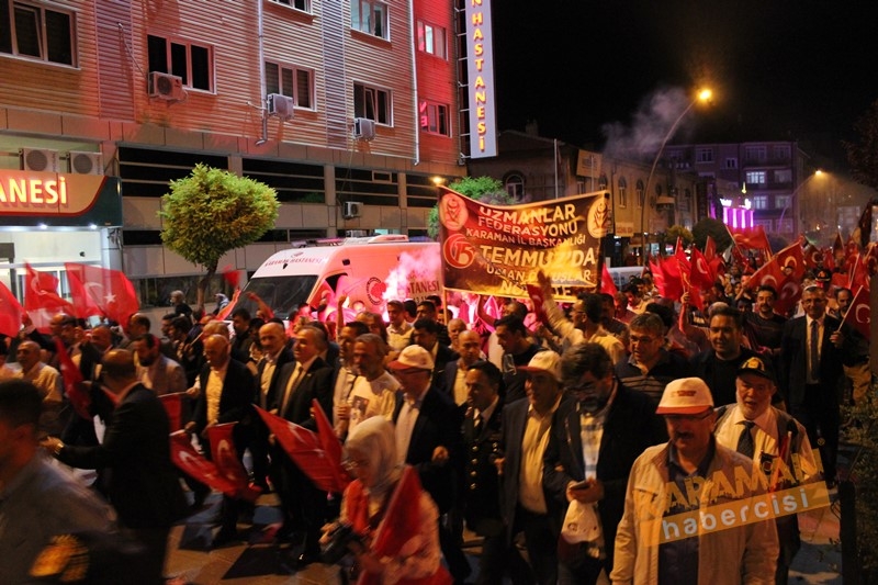 Karaman,15 Temmuz İçin Tek Yürek Oldu 84