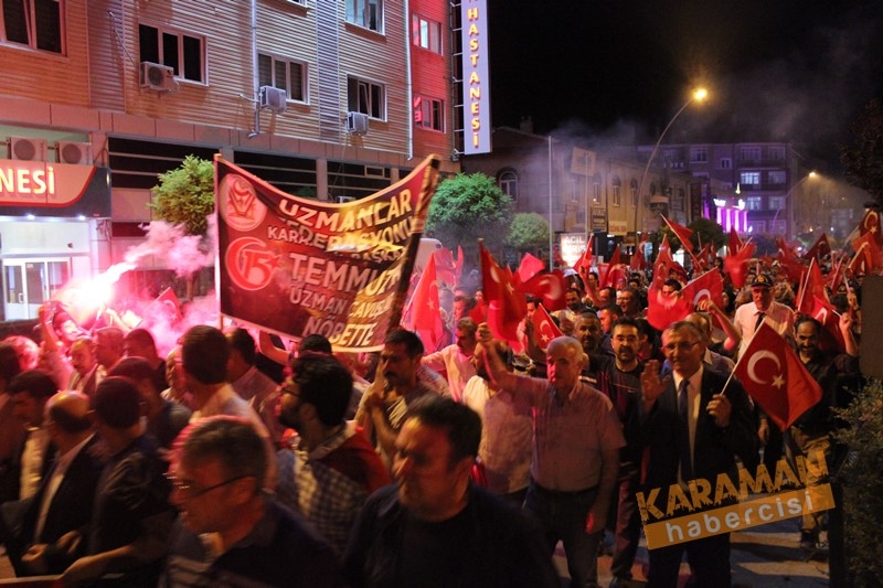 Karaman,15 Temmuz İçin Tek Yürek Oldu 85